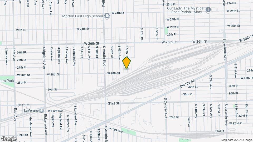 5830 W 28th St Map and Location Details