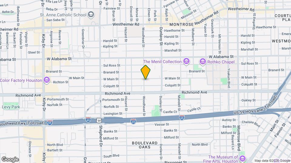 4107 Woodhead St Map and Location Details