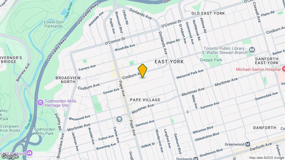 200 Gowan Ave Map and Location Details