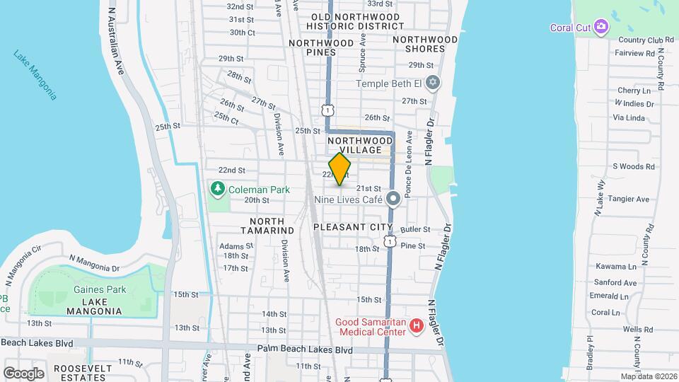 2165 Beautiful Ave Mapa y Detalles de la Ubicación