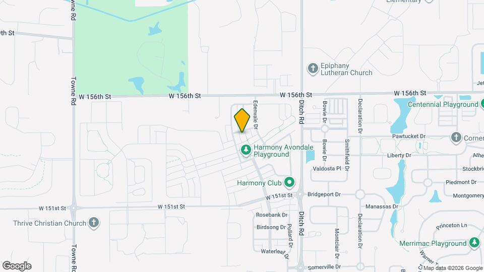 1542 Cloverdon Dr Map and Location Details