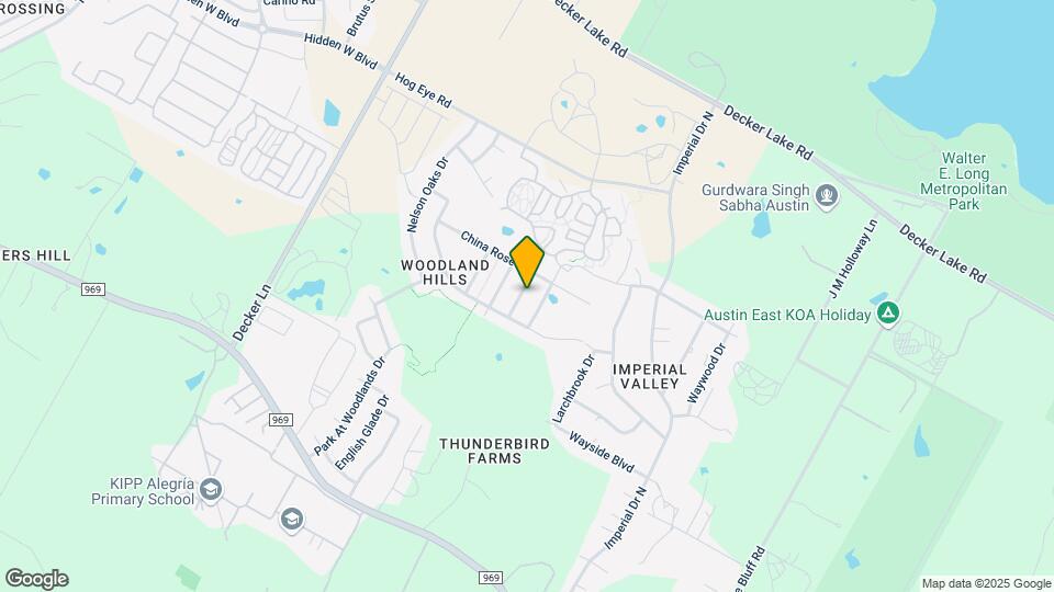 5801 Knoll Pines Pass Map and Location Details