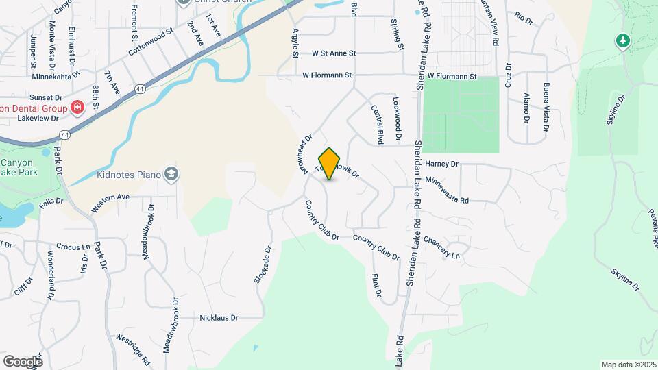 2720 Arrowhead Dr Map and Location Details