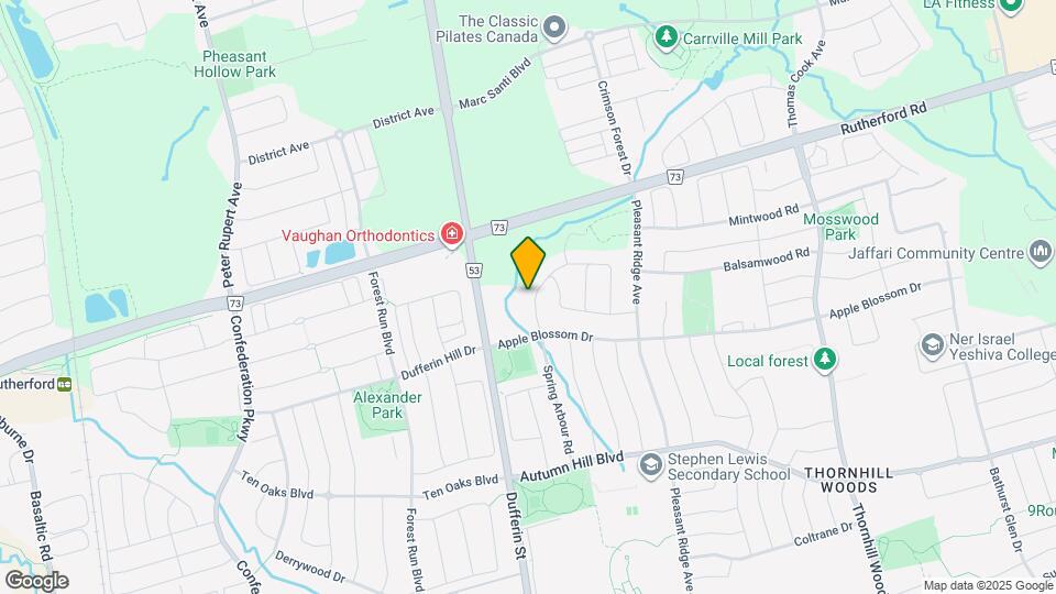 36 Santa Amato Crescent Map and Location Details