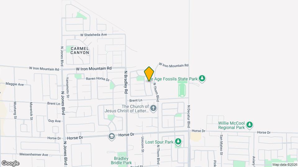 8657 Palomino Ranch St Map and Location Details