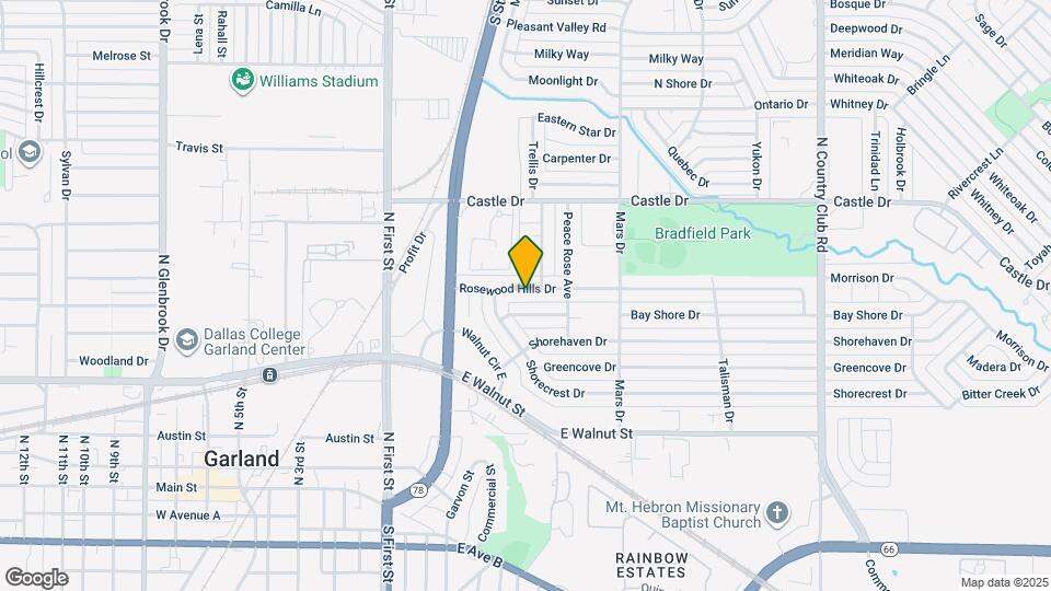 410 Rosewood Hills Dr Map and Location Details