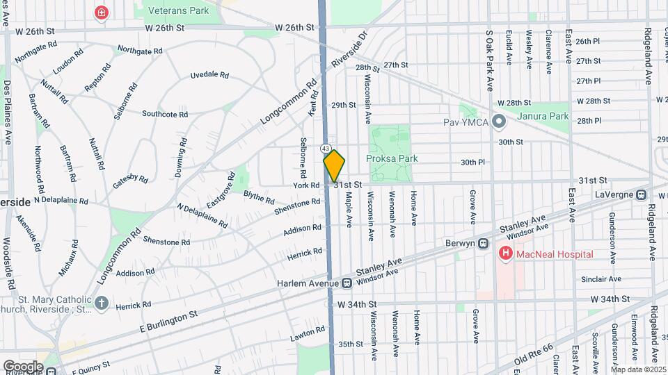 3101 S Harlem Ave Mapa y Detalles de la Ubicación