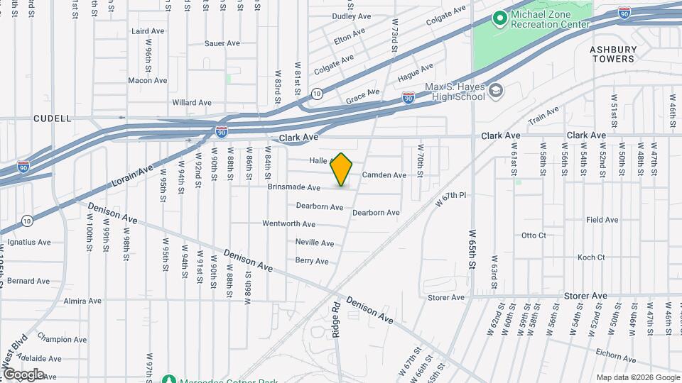 7411 Brinsmade Ave Map and Location Details