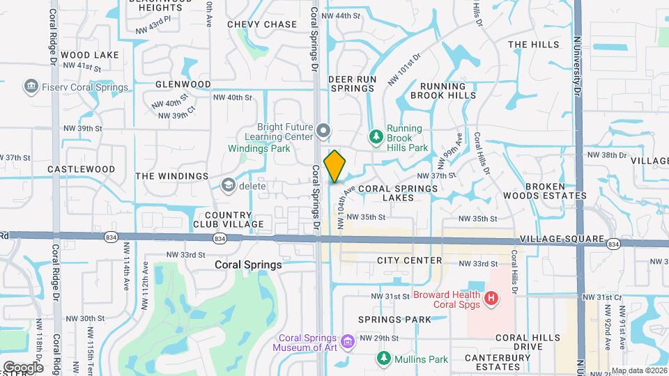 10431 NW 36th St Map and Location Details