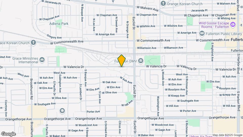 1132 W Valencia Dr Map and Location Details