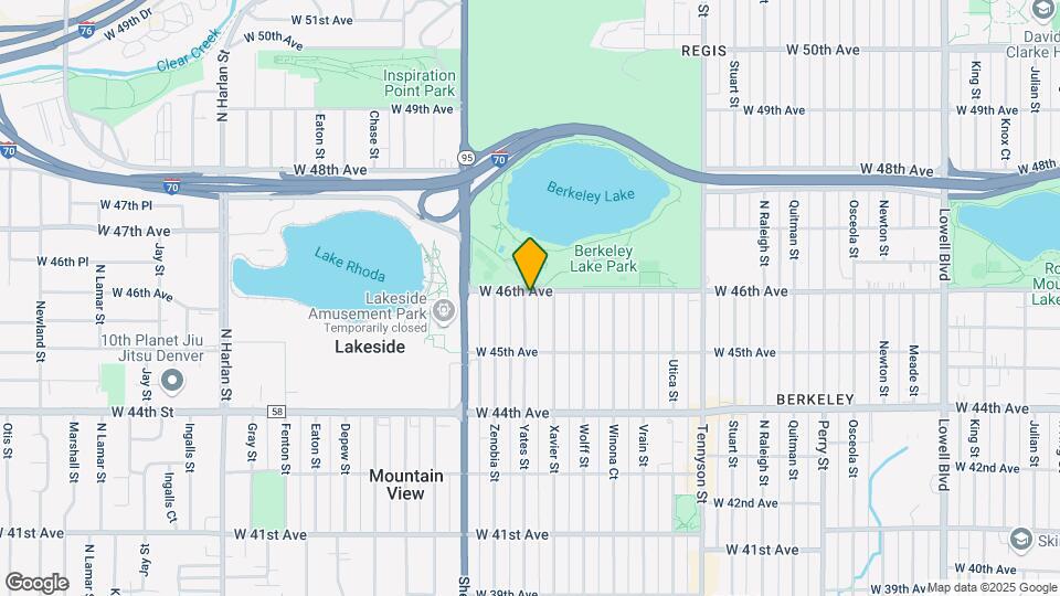 4974 W 46th Ave Map and Location Details