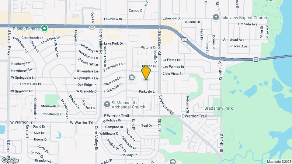 2825 Santa Rita Dr Map and Location Details