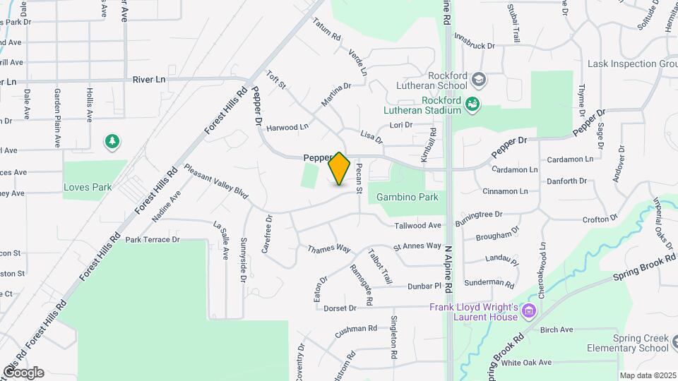 4012 Pleasant Valley Blvd Map and Location Details