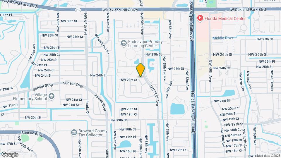 5801 NW 23rd St Map and Location Details