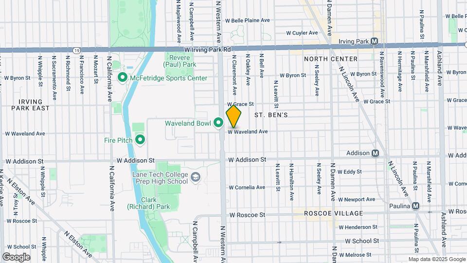 2336 W Waveland Ave Map and Location Details