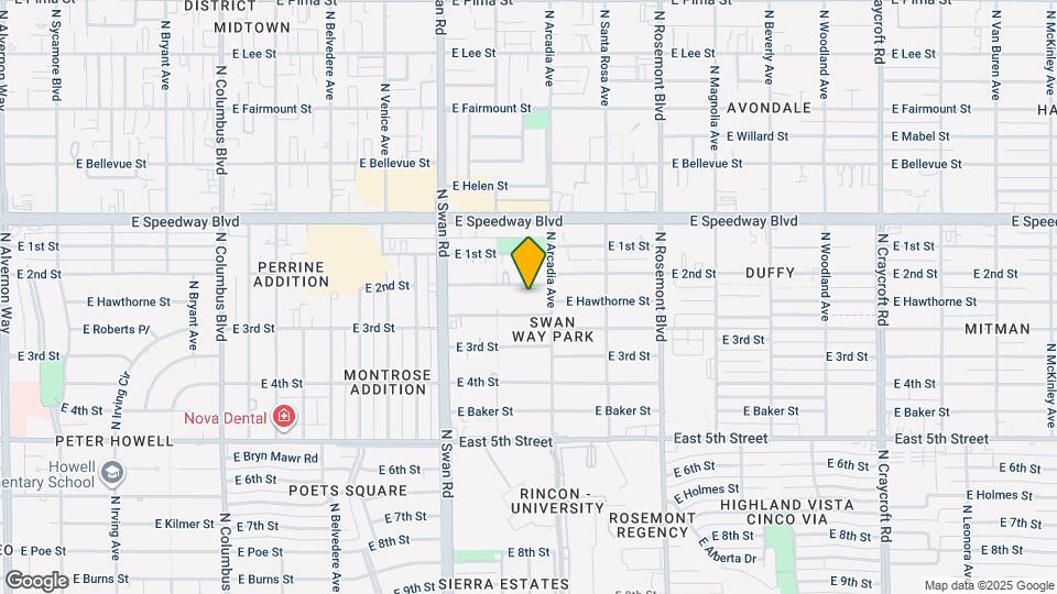 4838 E 2nd St Map and Location Details