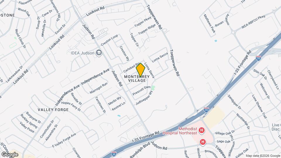 6718 Buckhorn Cliff Map and Location Details