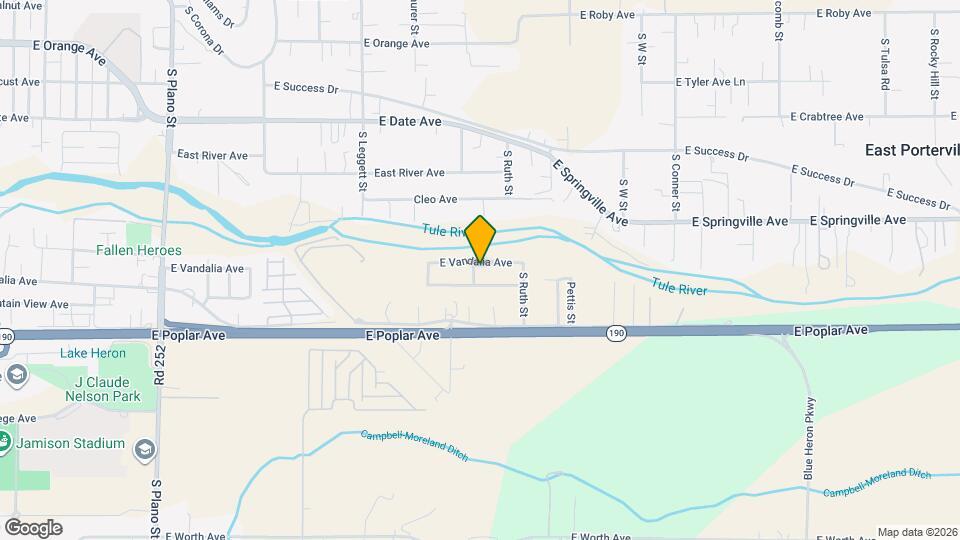 1013 E Vandalia Ave Map and Location Details