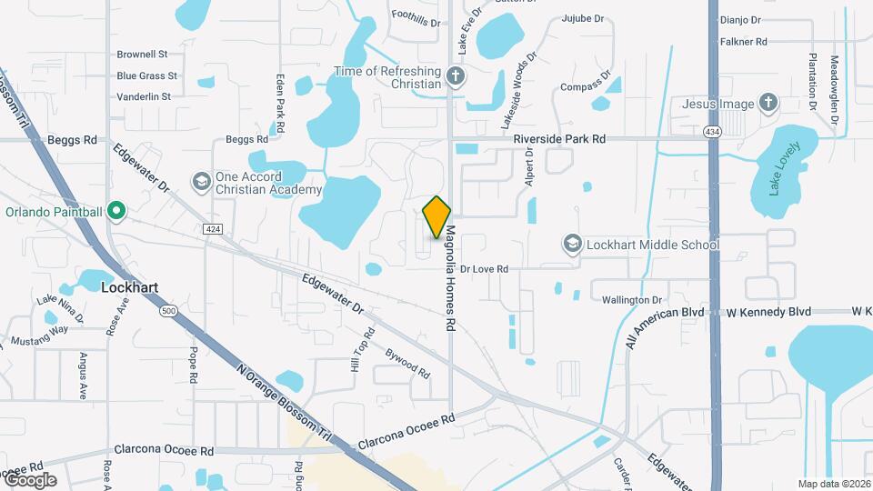 6741 Magnolia Pointe Cir Map and Location Details