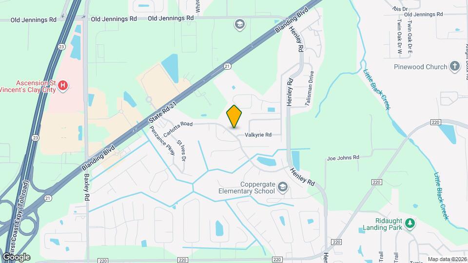 3192 Carlotta Road Mapa y Detalles de la Ubicación