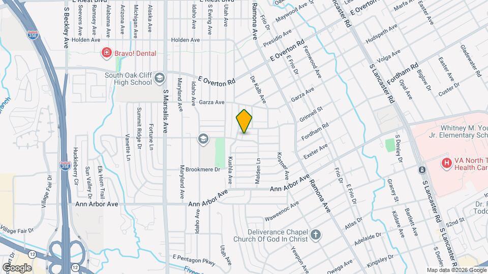 1215 Fordham Rd Map and Location Details