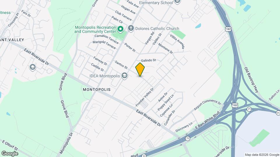 6803 Santos St Map and Location Details