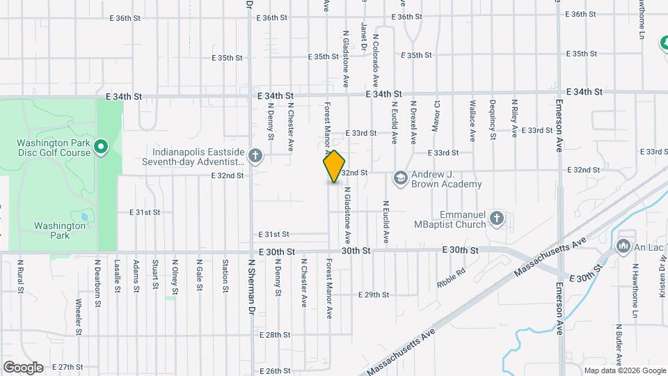 3135 Forest Manor Ave Map and Location Details