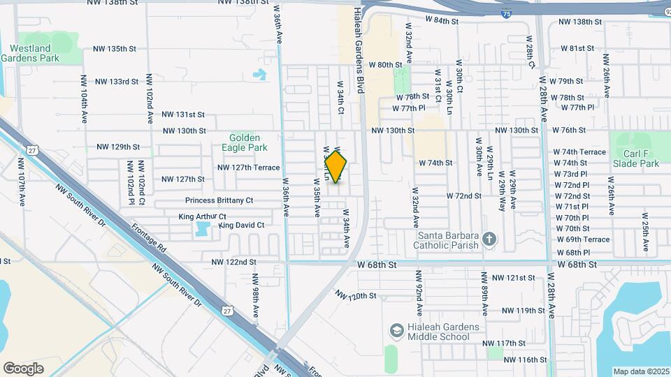 7230 W 34th Ct Mapa y Detalles de la Ubicación