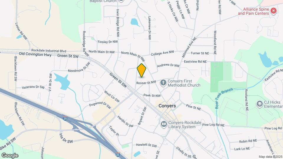 1015 Rosser St NW Map and Location Details