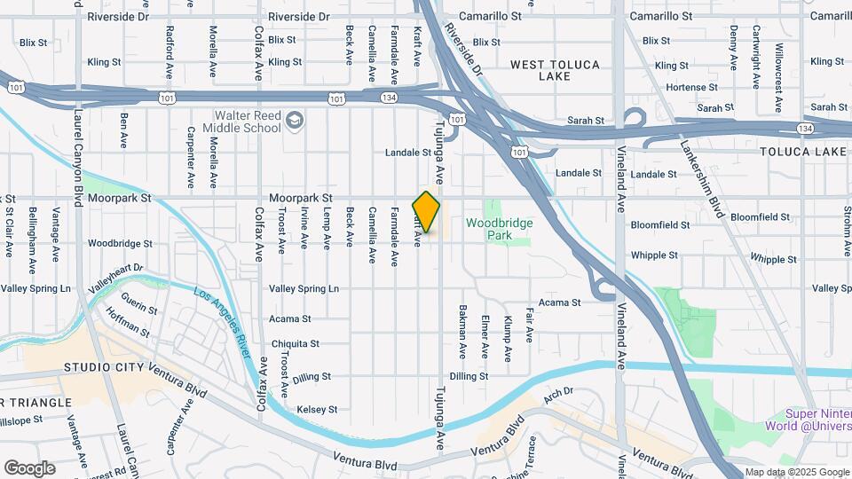 4346 Kraft Ave Map and Location Details