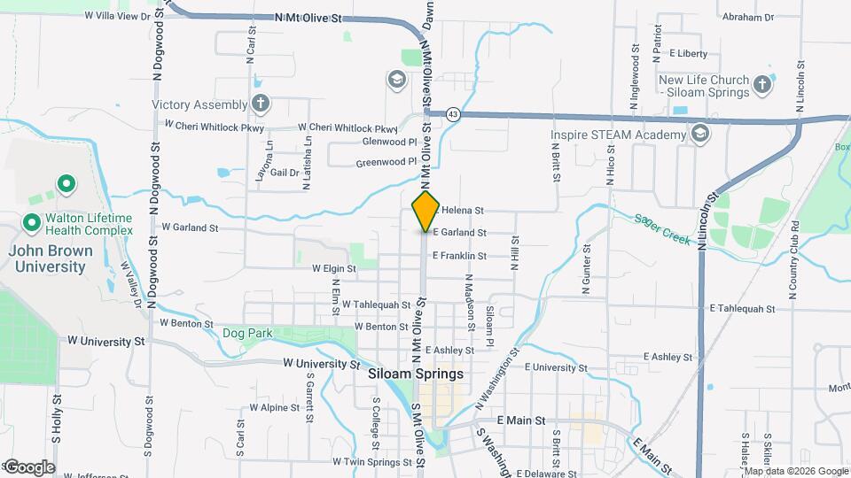 715 N Mt Olive St Map and Location Details