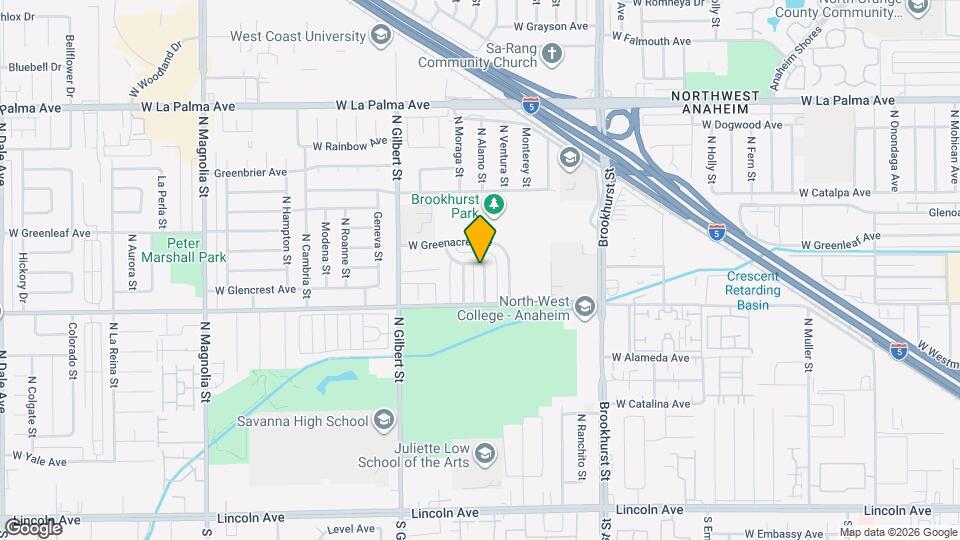 629 N Alamo St Map and Location Details