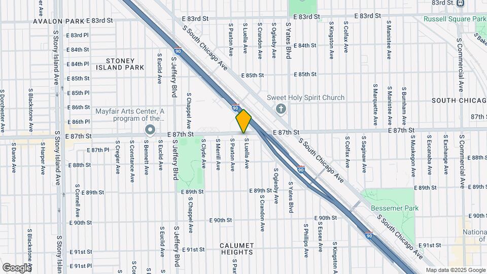 2225 E 87th St Map and Location Details