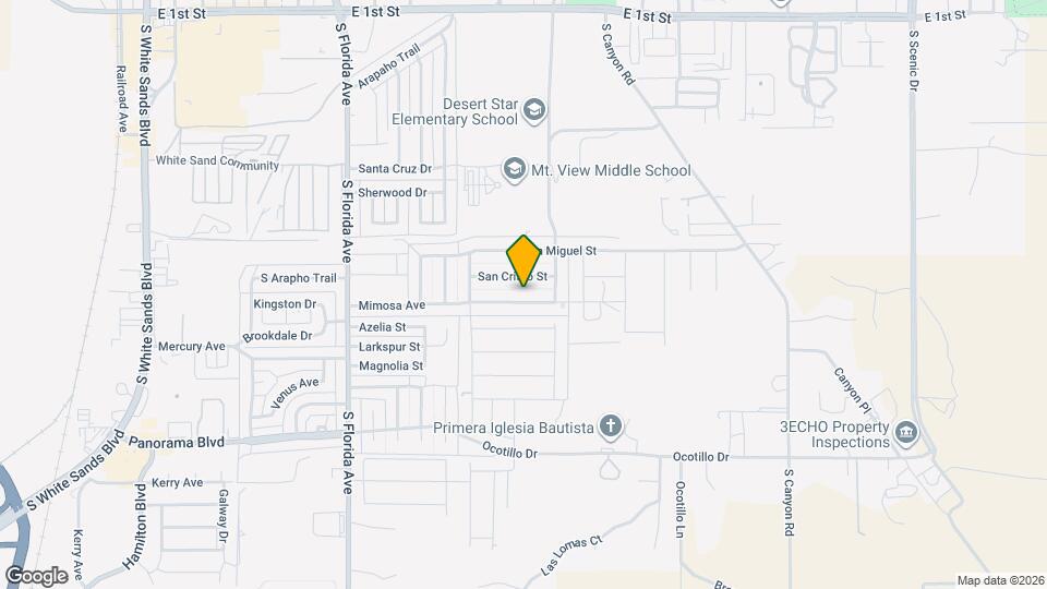 Beautiful well-built home located in Mission Hills Map and Location Details