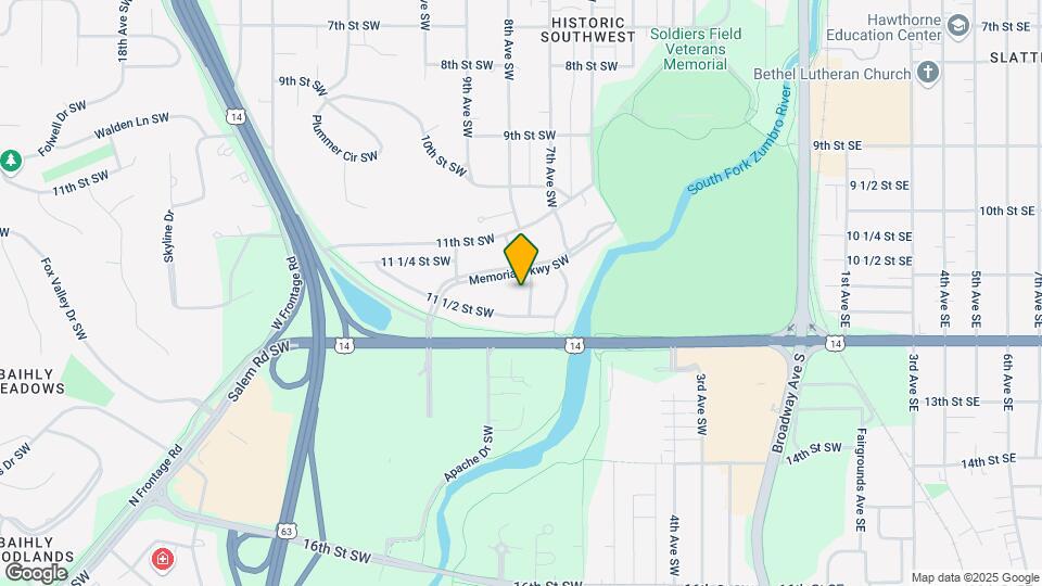 1113 8th Ave SW Mapa y Detalles de la Ubicación