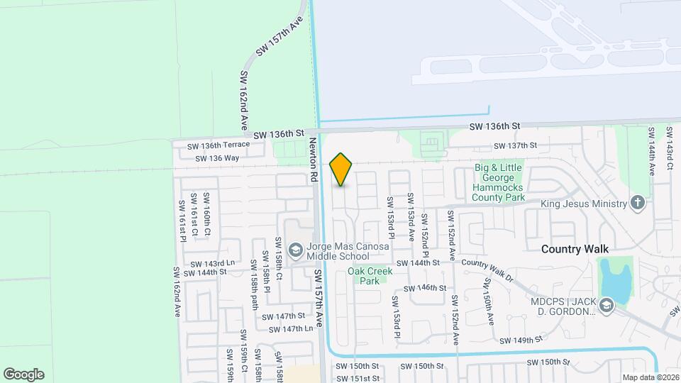 13950 SW 155th Ct Mapa y Detalles de la Ubicación