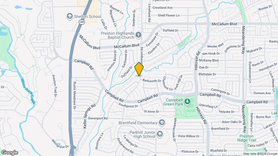 17003 Davenport Rd Map and Location Details