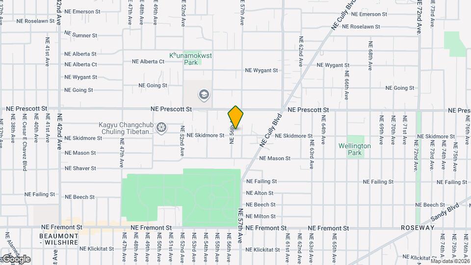 5611 NE Skidmore St, Unit AUCPPA Map and Location Details