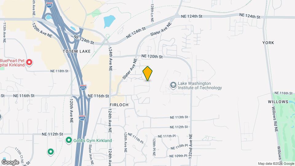 12742 NE 116th Ln Map and Location Details