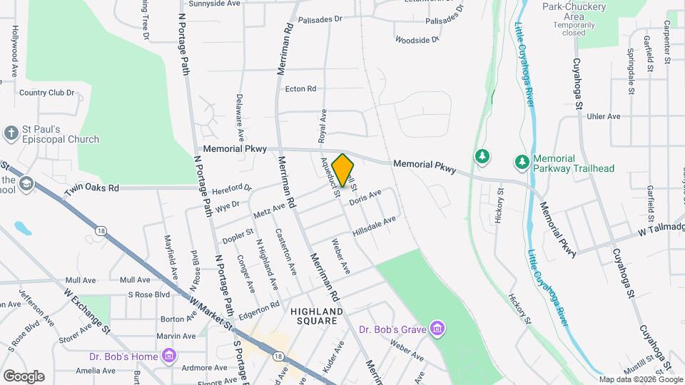 517 Aqueduct St Map and Location Details