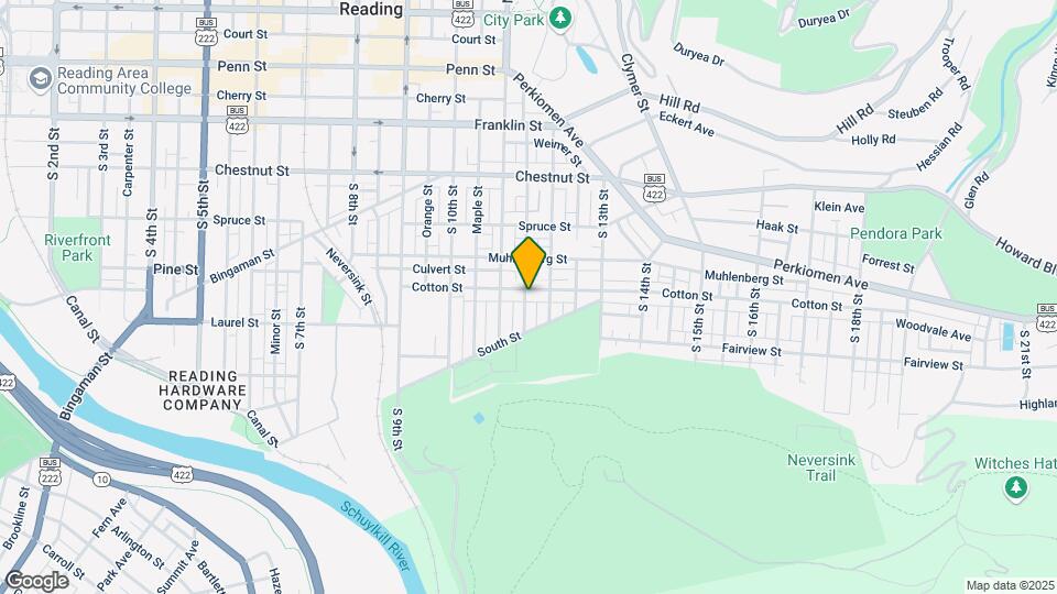 1132 Cotton St Map and Location Details