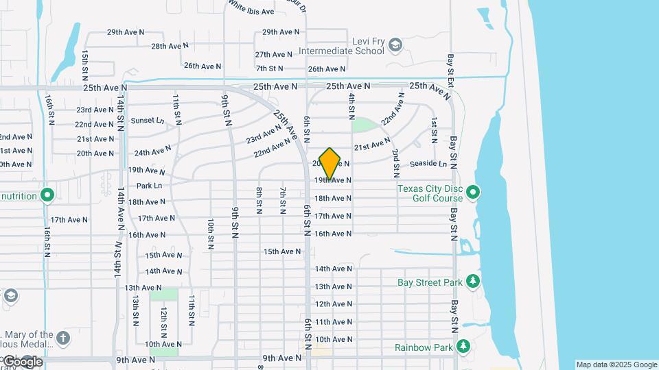 501 19th Ave N Map and Location Details