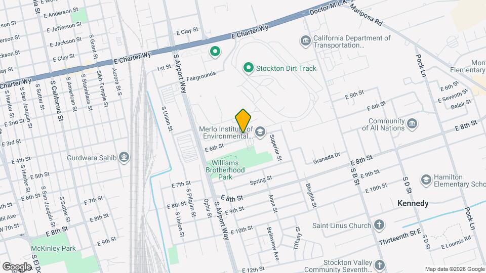 1639 E 6th St Map and Location Details