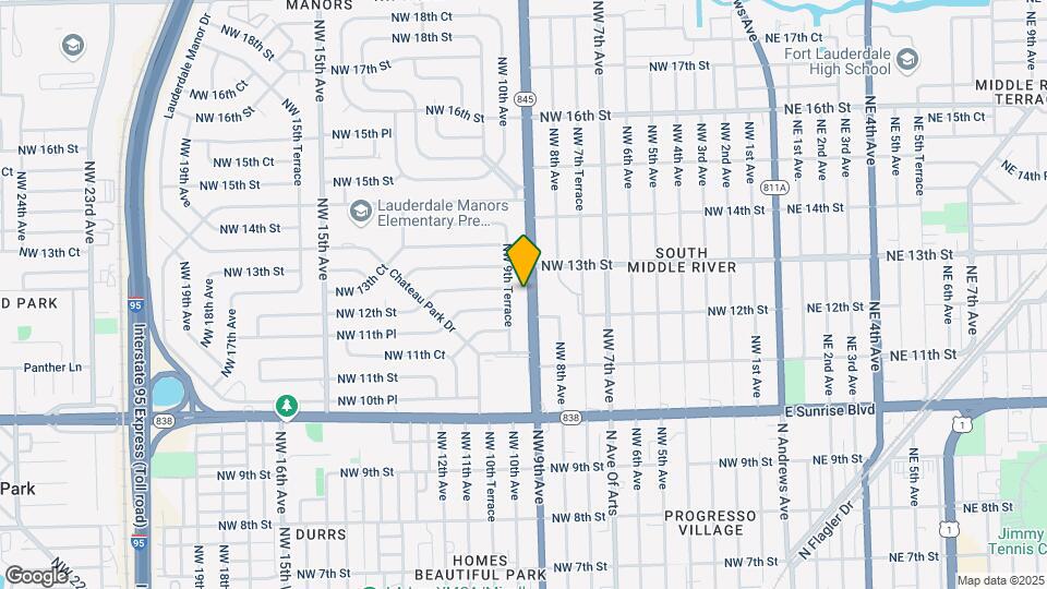 1167 NW 9th Ave Map and Location Details