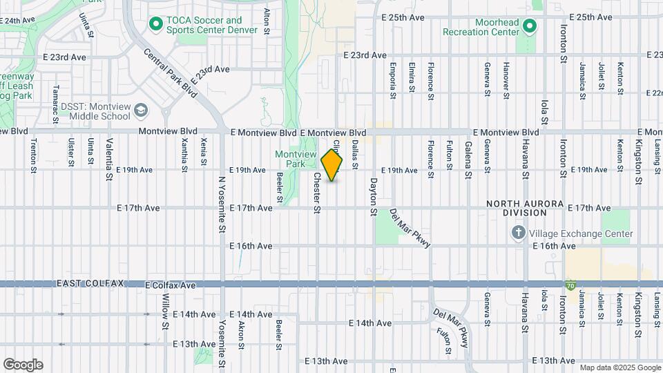 1753 Clinton St Map and Location Details