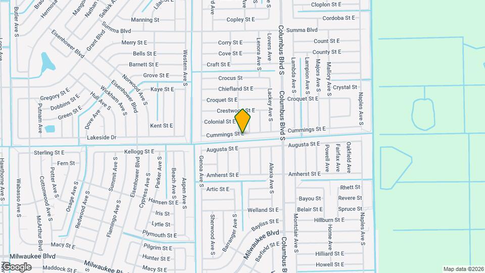 1132 Cummings St E Map and Location Details