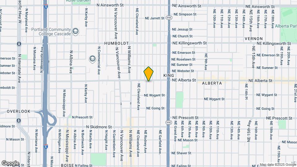 4936 NE Rodney Ave Map and Location Details