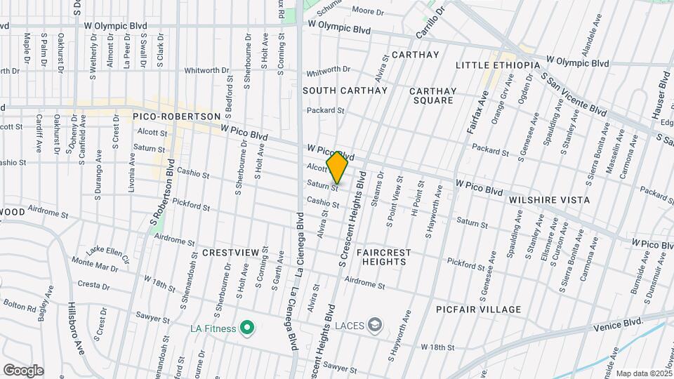 6090 Saturn St Map and Location Details