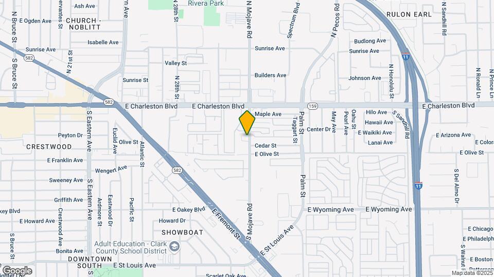 1355 S Mojave Rd Map and Location Details