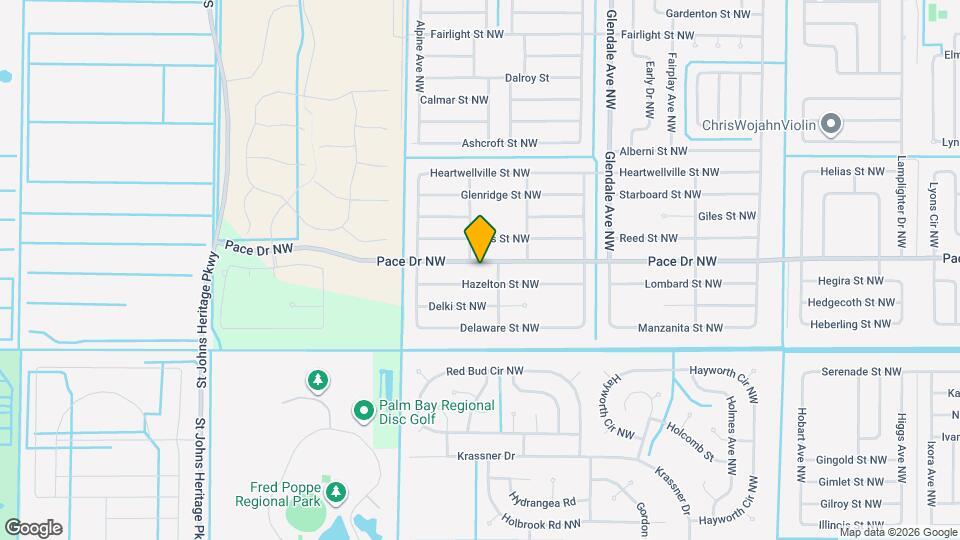 1818 Pace Dr NW Mapa y Detalles de la Ubicación